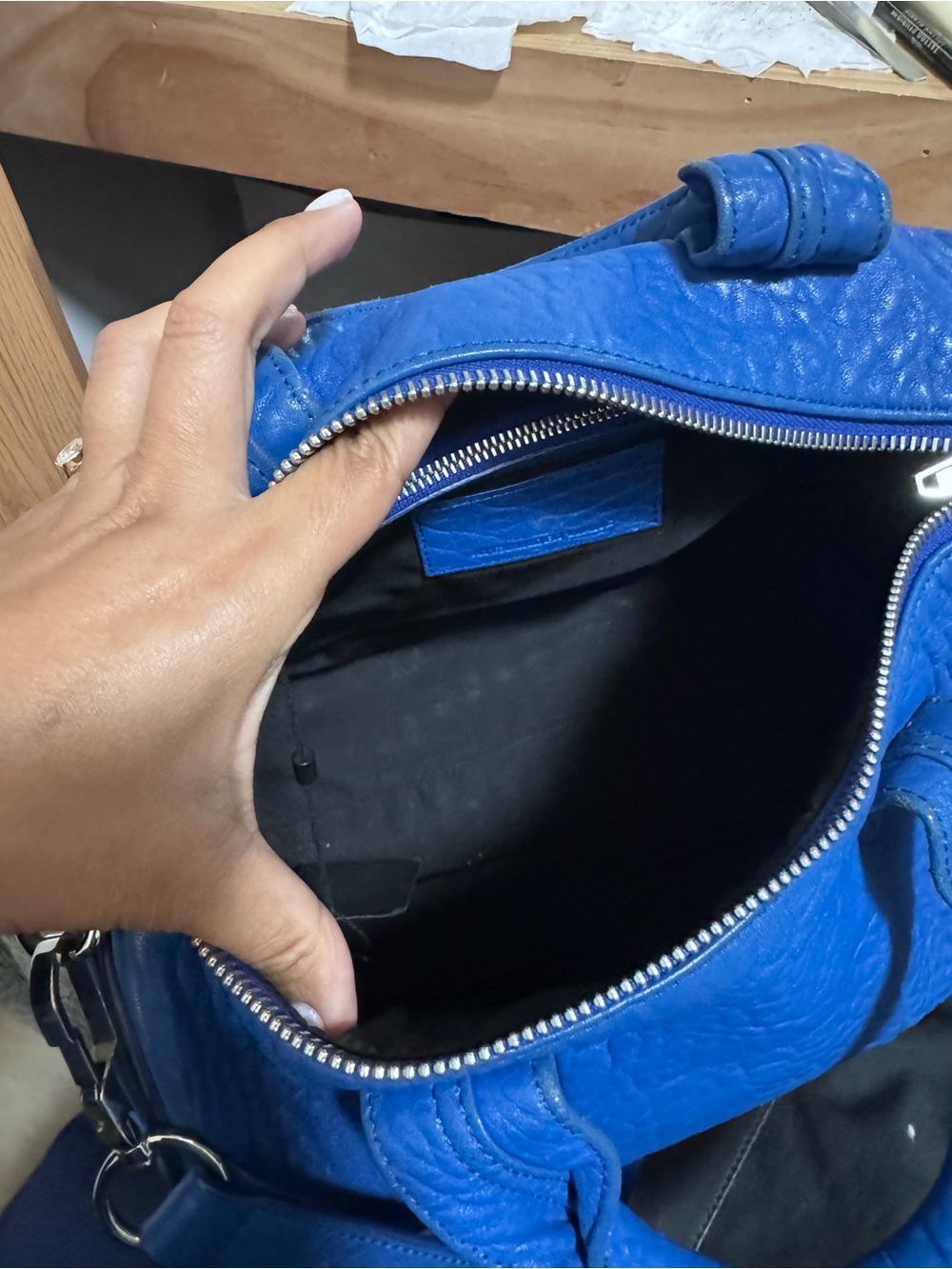 Alexander Wang Rocco bag. Royal blue. - Picture 8 of 13